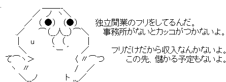 収入はないよ