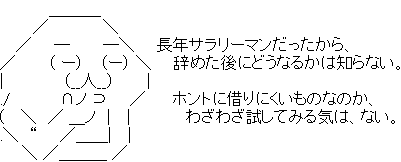 試す気はない